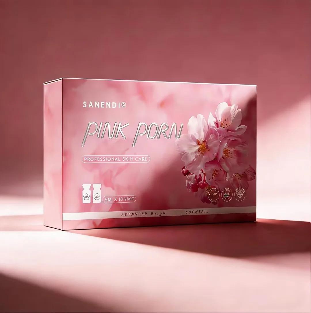 Sérum facial Sanendi PDRN Pink Cocktail ADN de saumon pour Dermapen, éclat du visage, acide hyaluron