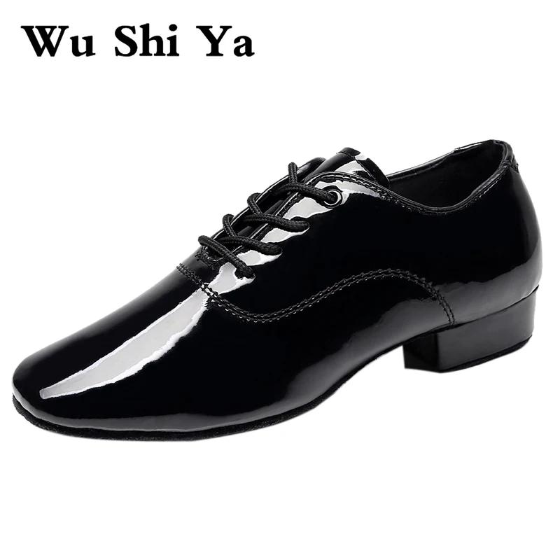Chaussures de danse latine souples pour hommes danse moderne grande taille 2.5 cm talon pour garçon