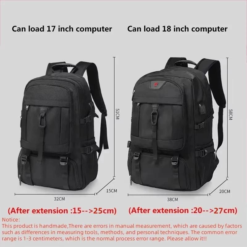 50L 80L grand sac à dos de voyage hommes compartiment à chaussures séparé sac d'affaires Sports de p