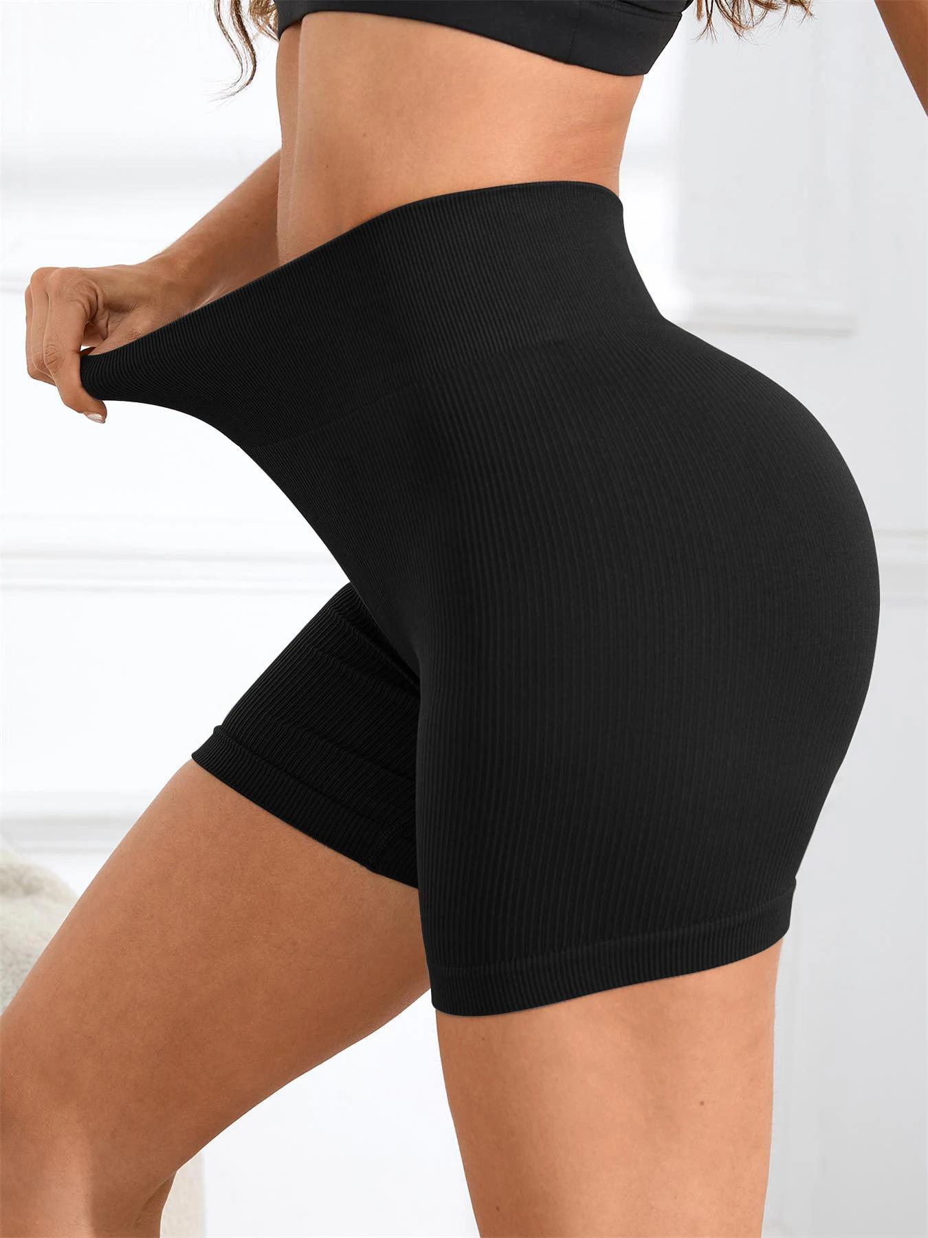Short de sport taille haute pour femmes, Leggings de Yoga sans couture très extensibles, vêtements d
