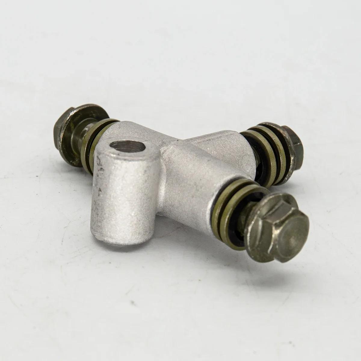 Connecteur de raccord de tuyau de frein hydraulique, adaptateur en T à 3 voies pour ATV Kart M10 X 1