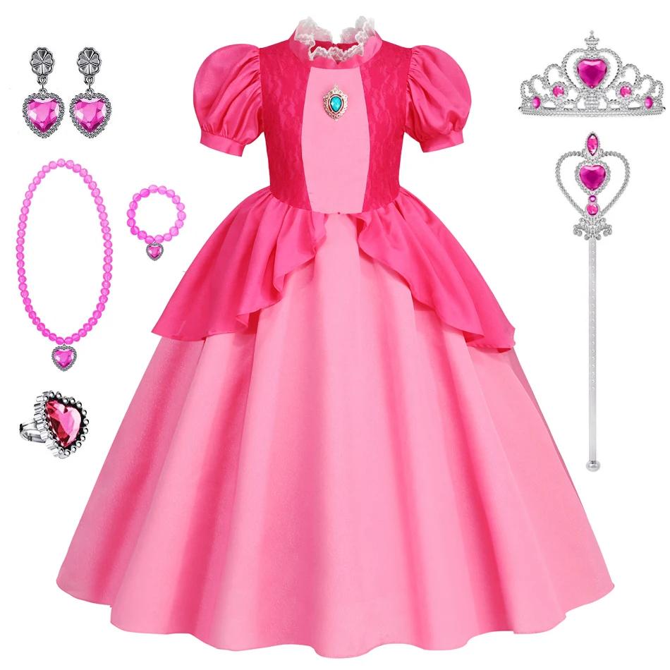 Robes pêche pour filles, Costume de princesse, vêtements de fête, Cosplay, Halloween, carnaval, anni