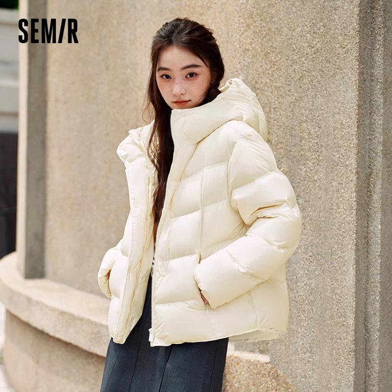Semir doudoune femmes hiver vers le bas imperméable à l'huile résistant aux taches chauffer antistat