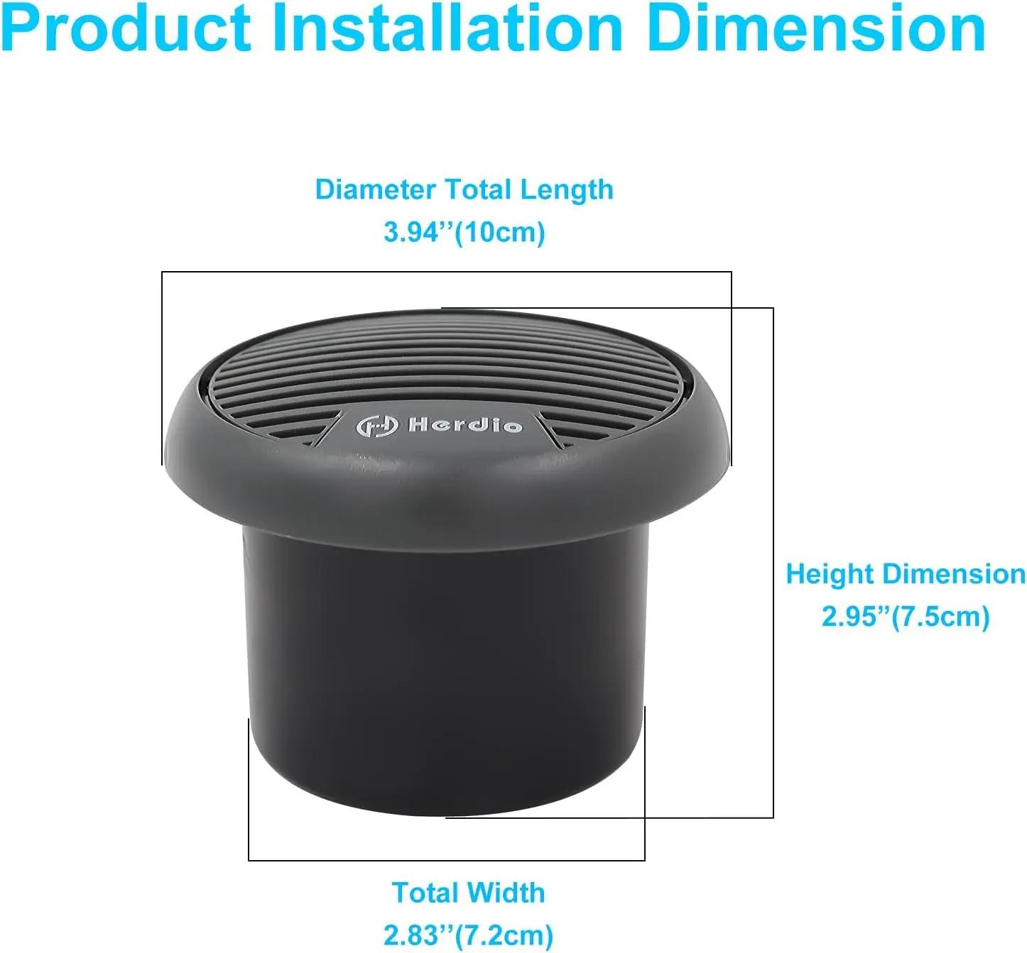 Herdio-Hautréusétanches pour bateau marin, haut-parleur Bluetooth pour moto, système audio stéréo po