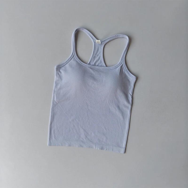 Gilet de sport Anti-choc, sous-vêtements de course à séchage rapide avec coussinet de poitrine, Fitn