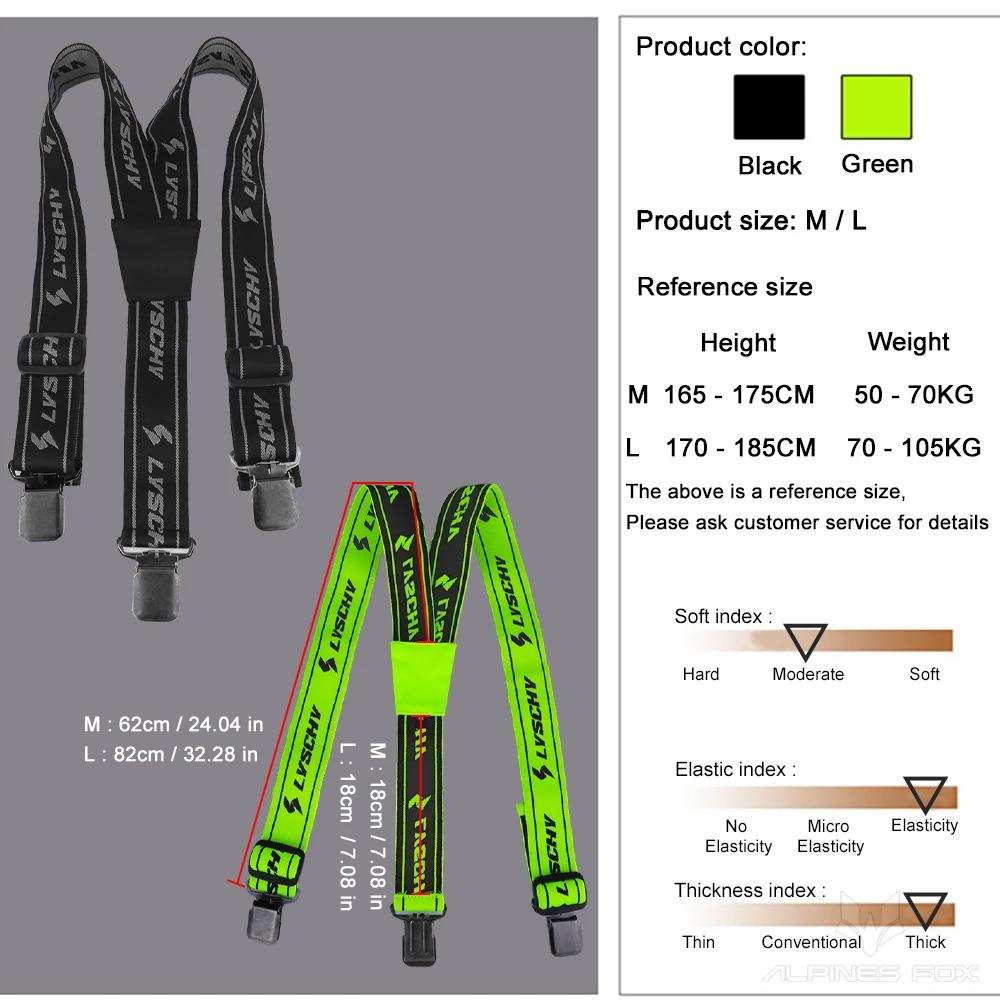 Bretelles de pantalon robustes, flambant neuves, réglables, dos en Y, pantalons de course de moto, p