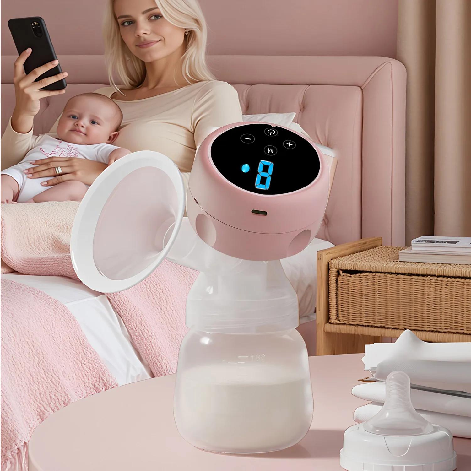 Tire-lait portable rechargeable par USB | Automatique à faible bruit | Aspirateur puissant sans