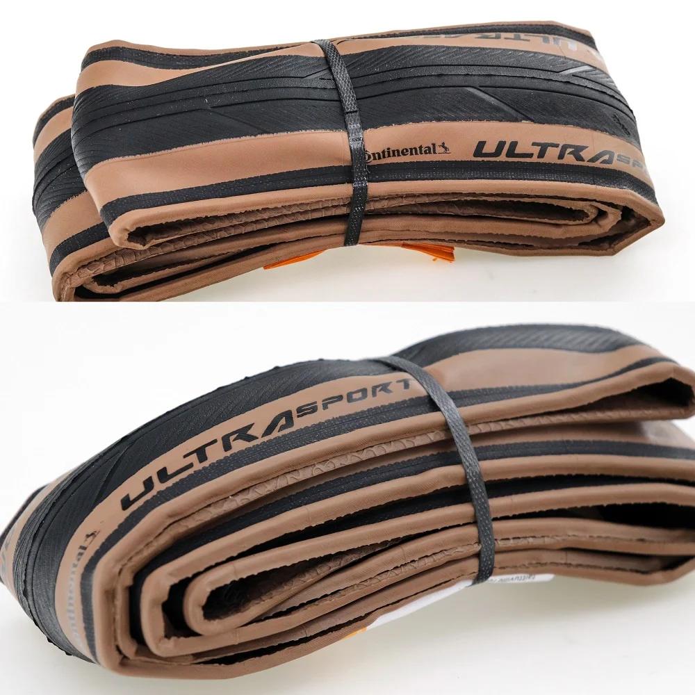 Pneu de route Continental ULTRA SPORT III 700x28C pneu pliable pour vélo de route marron