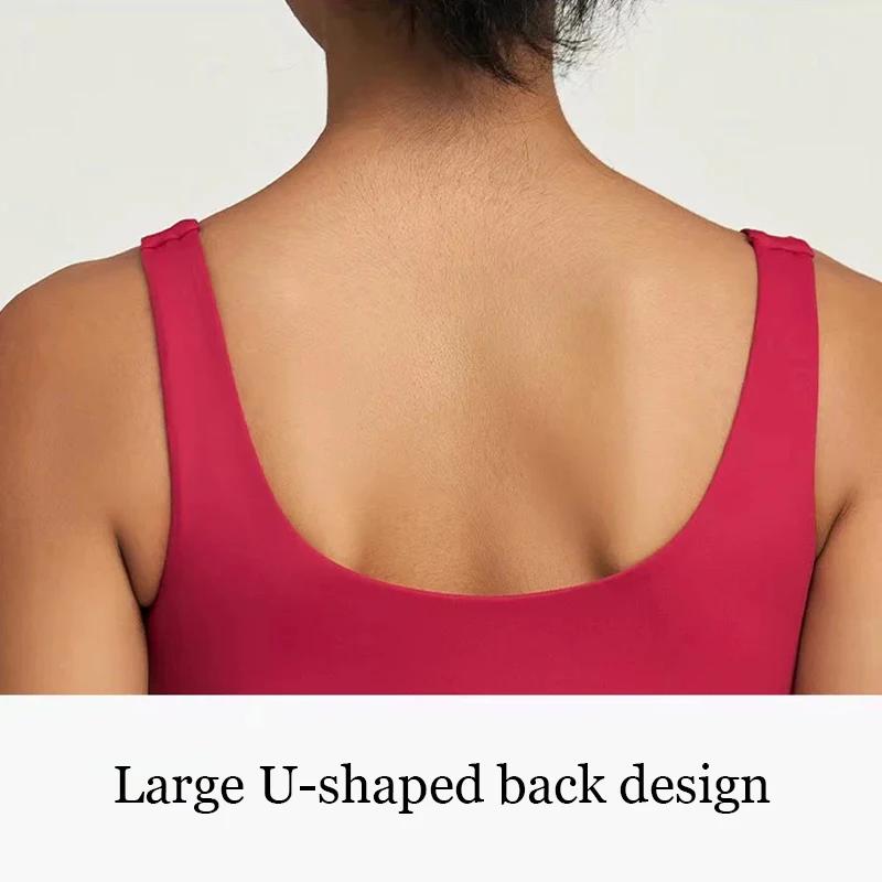 Gilet de sport fitness pour femmes, camisole, beau dos, course à pied, absorbant les chocs, rassembl
