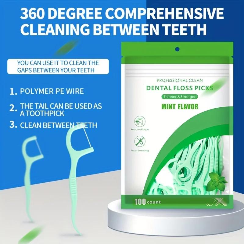 500/300/100 pièces cure-dents ultra-fin aromatisé à la menthe, bâtons de cure-dents haut de gamme sû