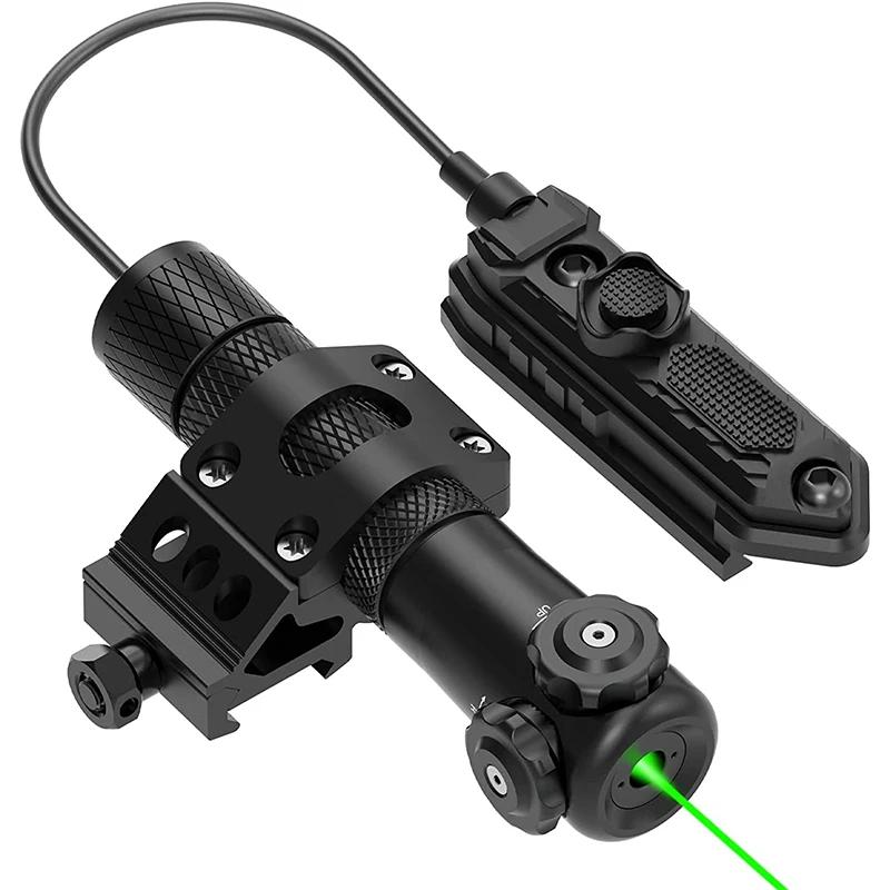 Lunette de visée Laser rouge/vert, réglage sans outil, portée de fusil à points verts avec support P