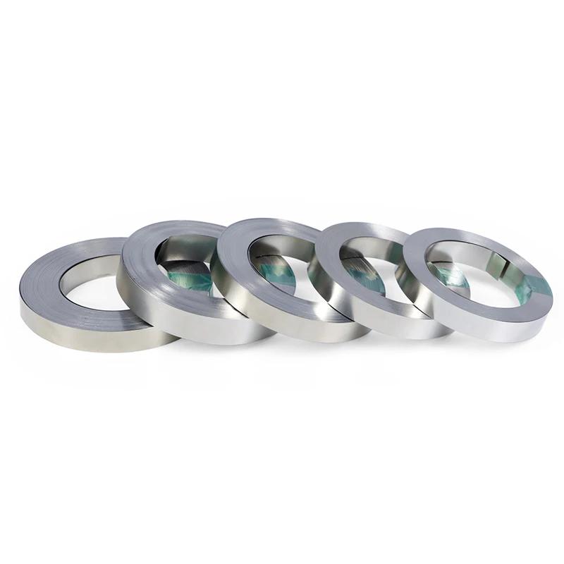 Rouleau de bande nickelée pour connecteur de batterie Li-ion 18650, 10 m/rouleau, 0.1mm 0.12mm 0.15m