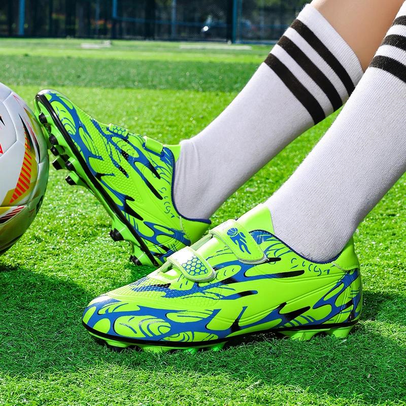 Nouveaux hommes enfants bottes de Football ultralégers garçons chaussures de Football professionnell