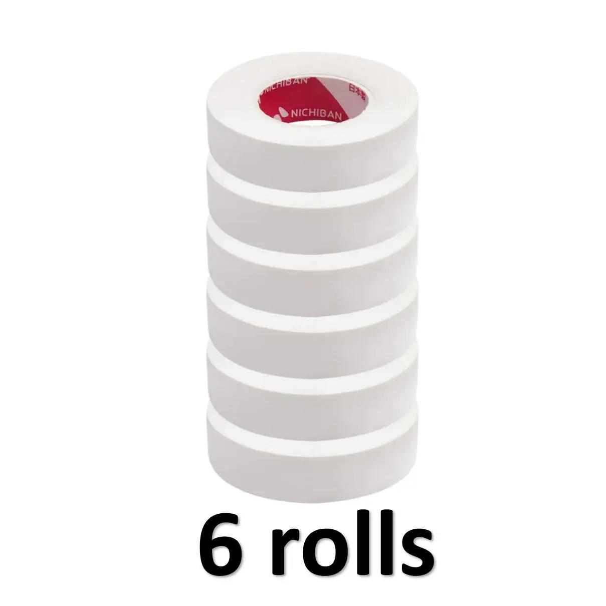 3/6 rouleaux de ruban isolant japonais pour Extension de cils non pelucheux sous les coussinets pour