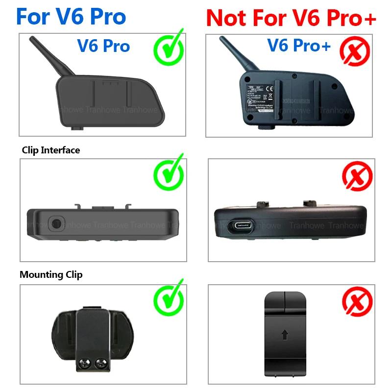 Accessoire pour EJEAS V6 PRO casque Interphone Clip 3.5mm Microphone haut-parleur casque pour Vnetph