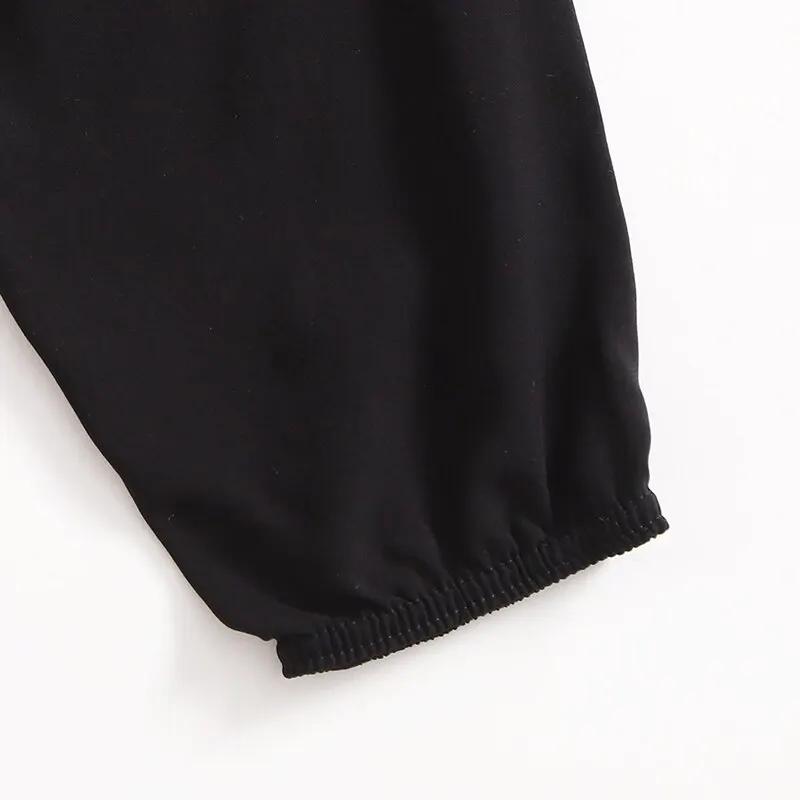 Pantalon sarouel femme ample élastique confortable été plage survêtement décontracté ceinture élastique