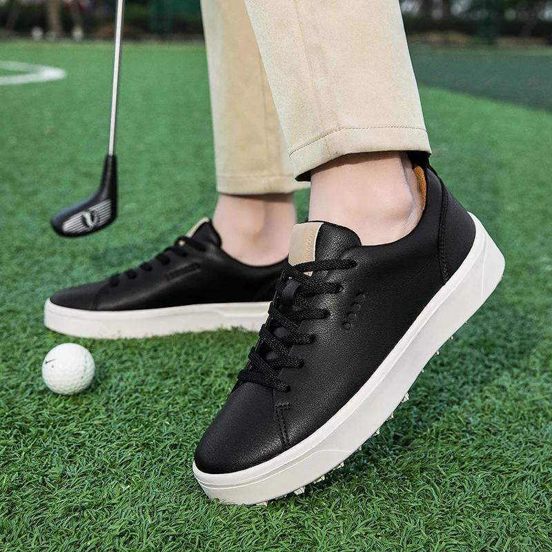 Baskets de golf sans crampons pour hommes et femmes, chaussures de couple, confortables, non ald, ex