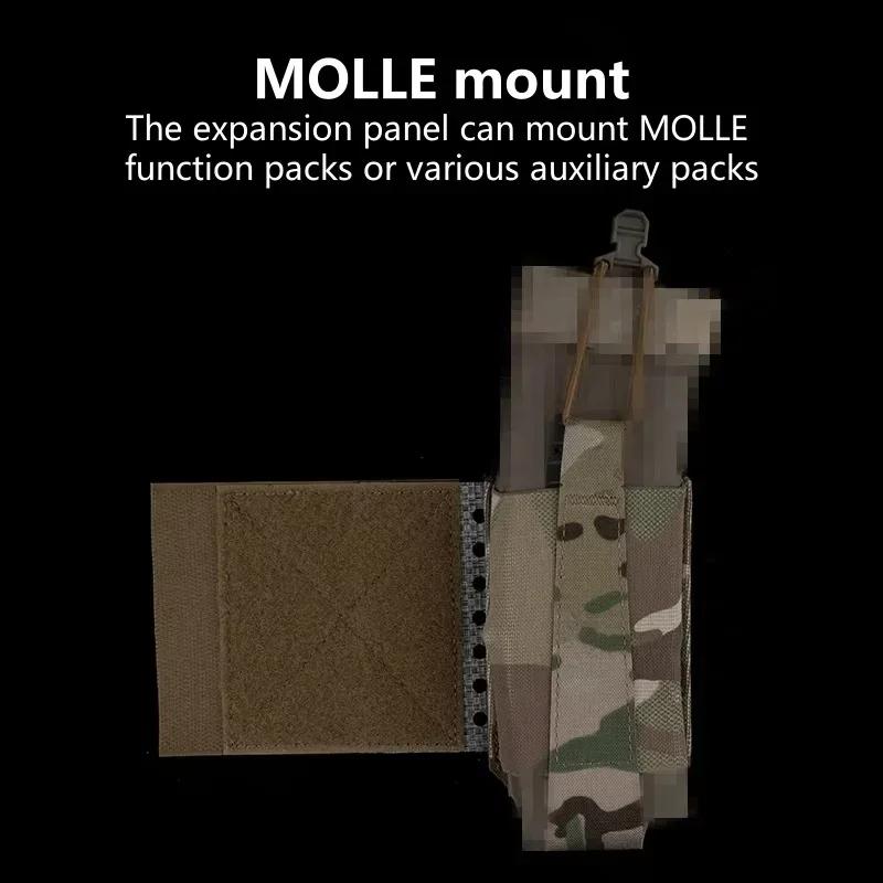 Gilet de chasse en plein air suspendu sur la poitrine, panneau latéral MOLLE TEGRIS, panneau latéral
