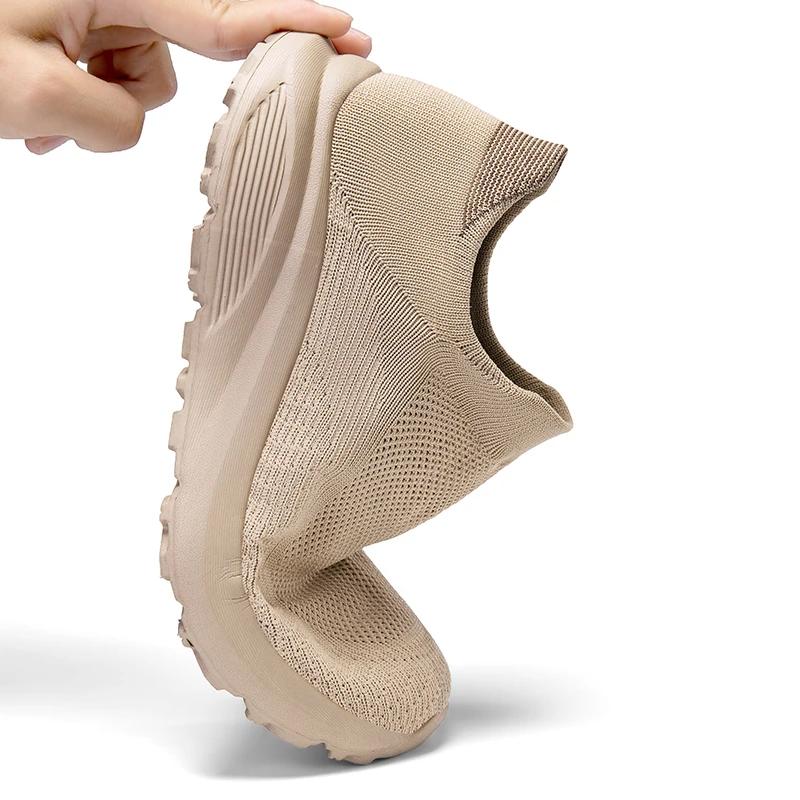 Chaussures de marche antidérapantes pour hommes, baskets de sport décontractées d'été, à la mode et