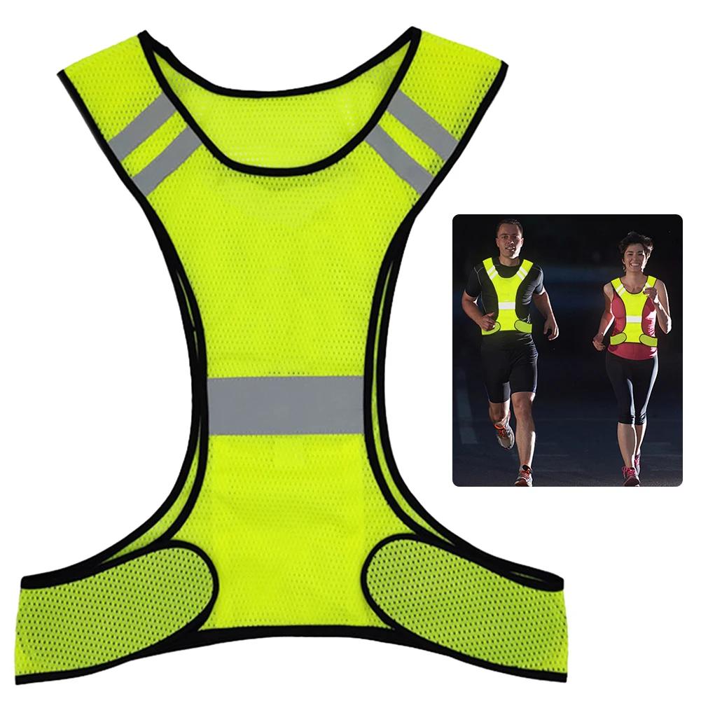 Glace de course haute visibilité pour homme et femme, maille structurels ente, respirante, légère, r