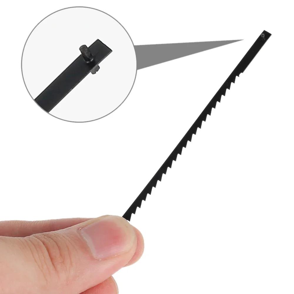 Jeu de lames de scie à chantourner en acier au carbone, extrémité de broche, lame de scie à chantour