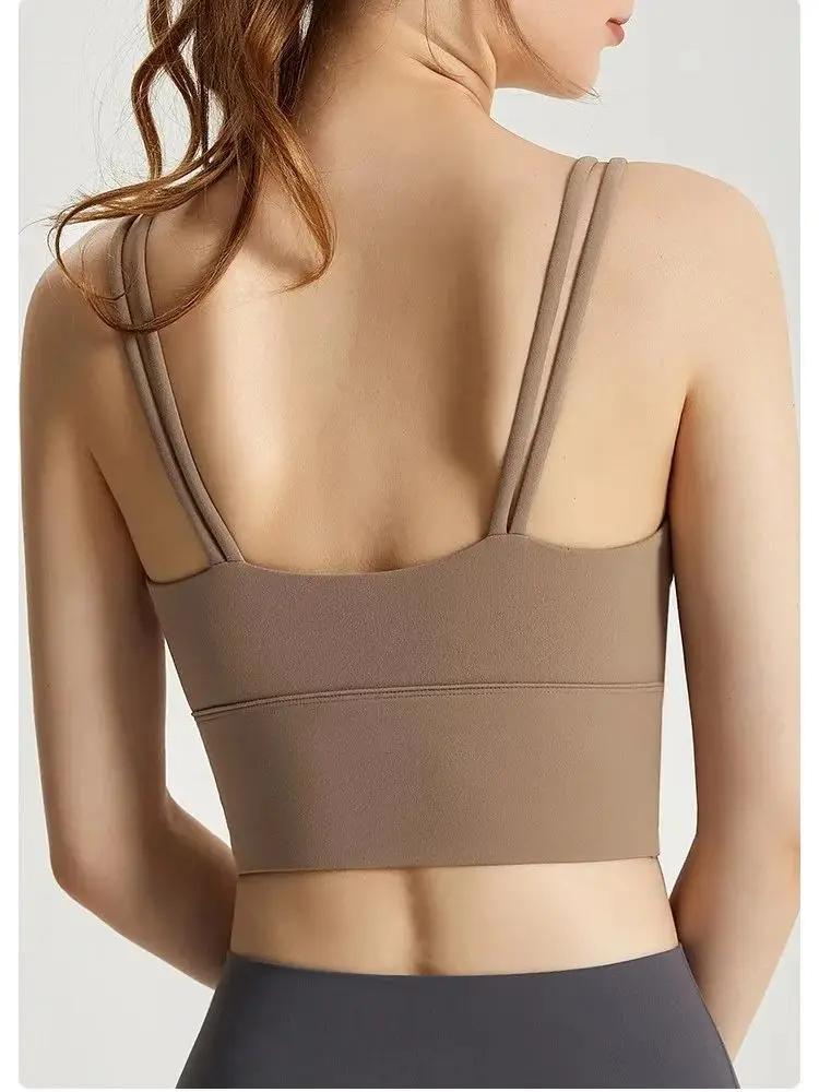 Camisole de Yoga professionnelle, tapis de poitrine fixe, sous-vêtements de sport pour femmes, antic