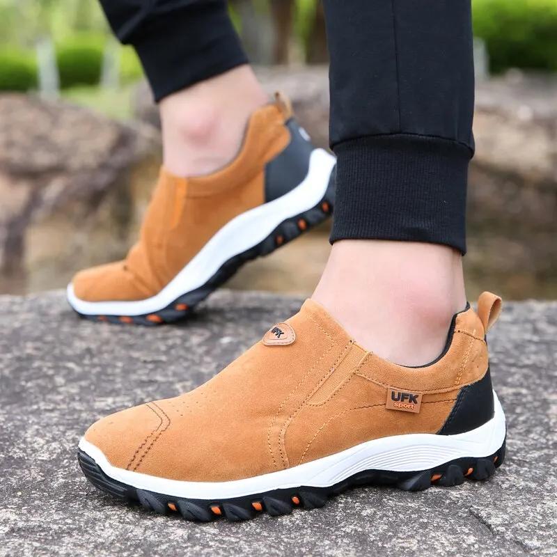 Baskets d'extérieur confortables pour hommes, chaussures de marche, chaussures d'escalade, chaussure