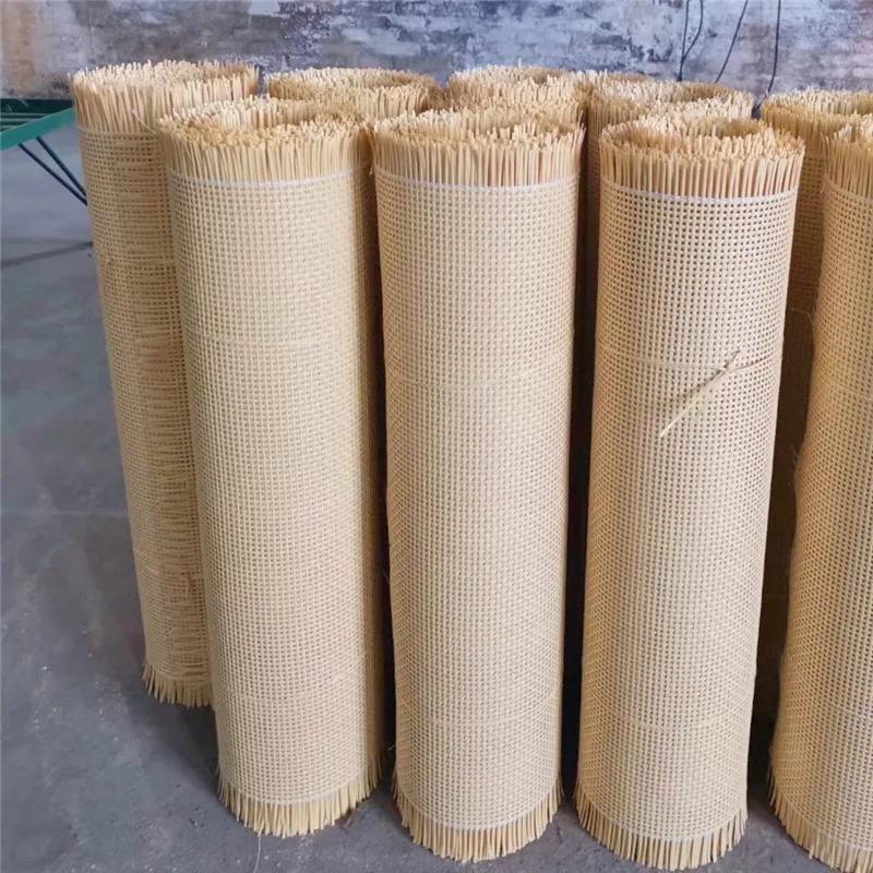 Rouleau de sangle de canne en plastique indonésien, damier, rotin, WUNICEF, matériel de réparation d