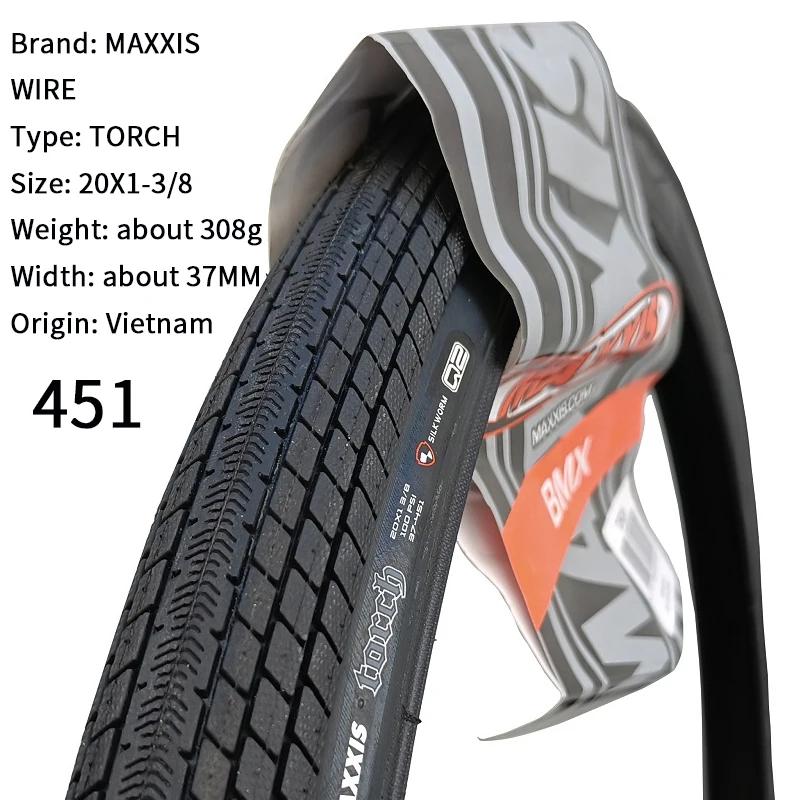 MAXXIS – pneu de vélo à fil de traction, détecteur de groupe, BMX 451 406, 20 pouces