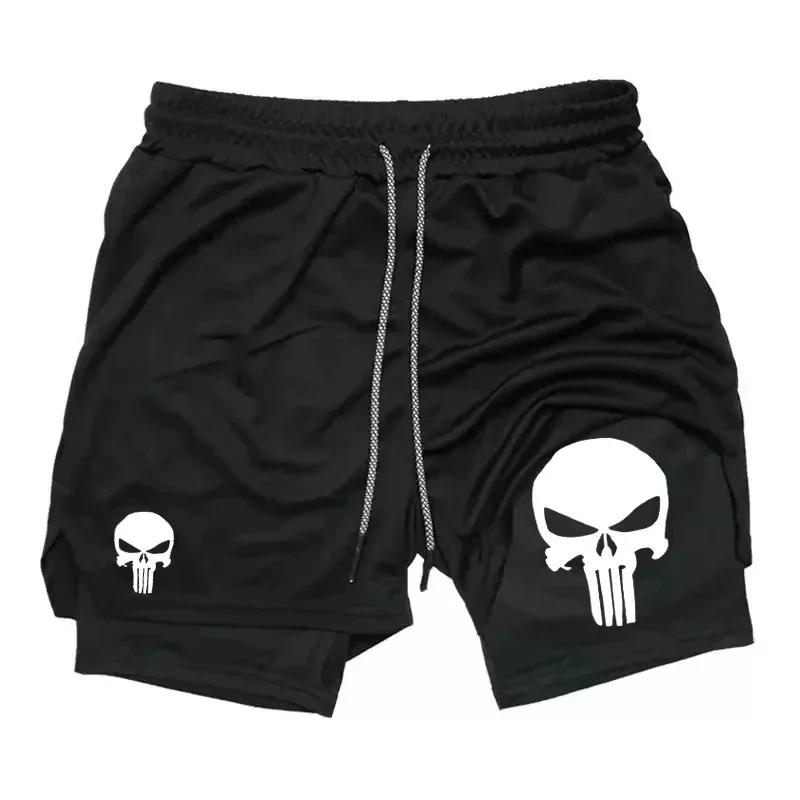 Short de Performance 2 en 1 pour hommes, nouveau short de sport à séchage rapide avec poche pour tél