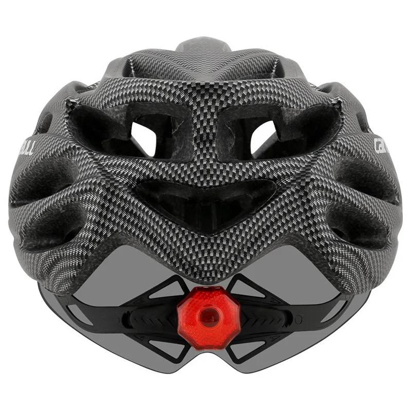 230gCAIRBULL casque ultraléger casque de montagne de route intégré moulé avec visière amovible lunet