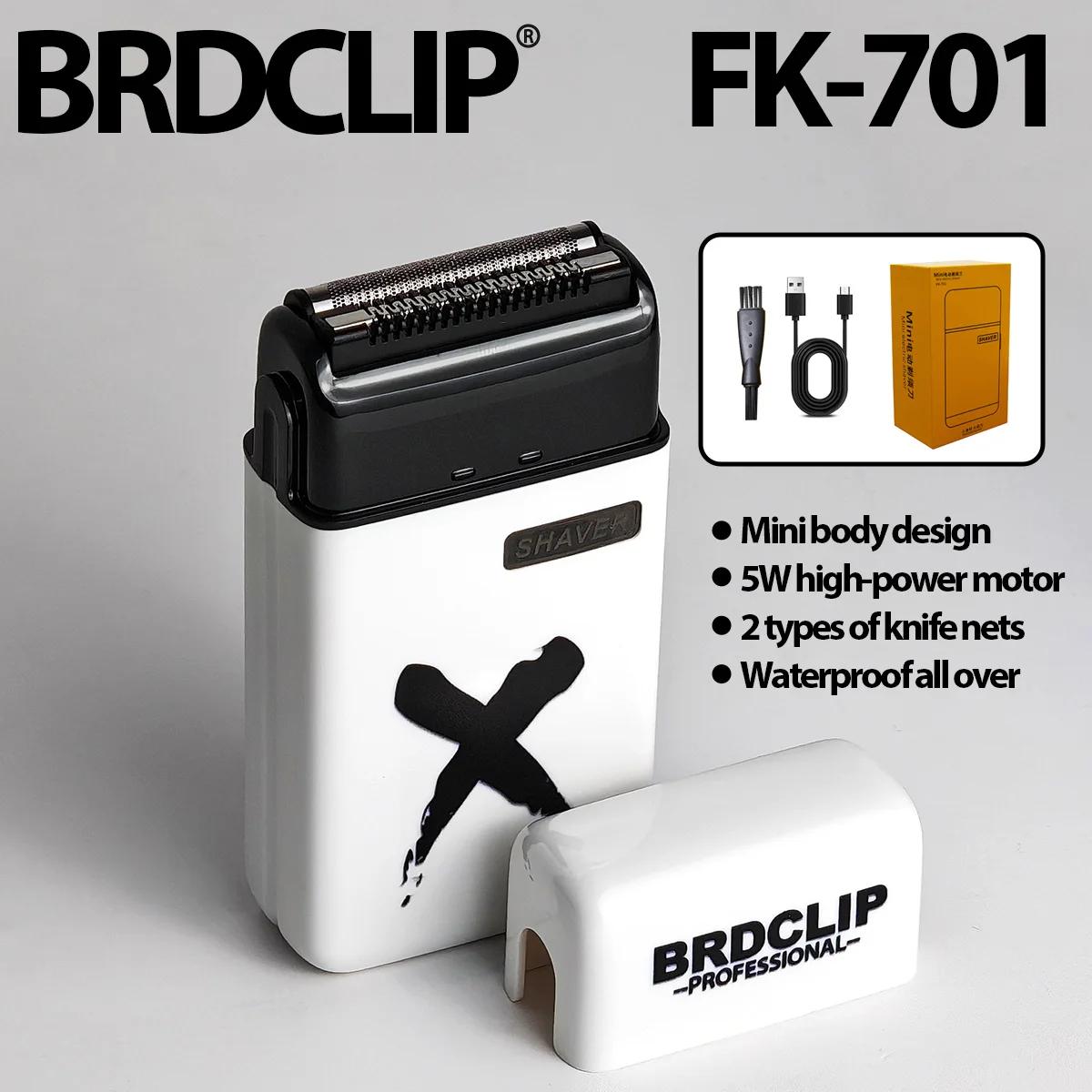 Rasoir électrique professionnel BRDCLIP Tondeuse à barbe FK-701 Mini tondeuse à cheveux masculins Ma