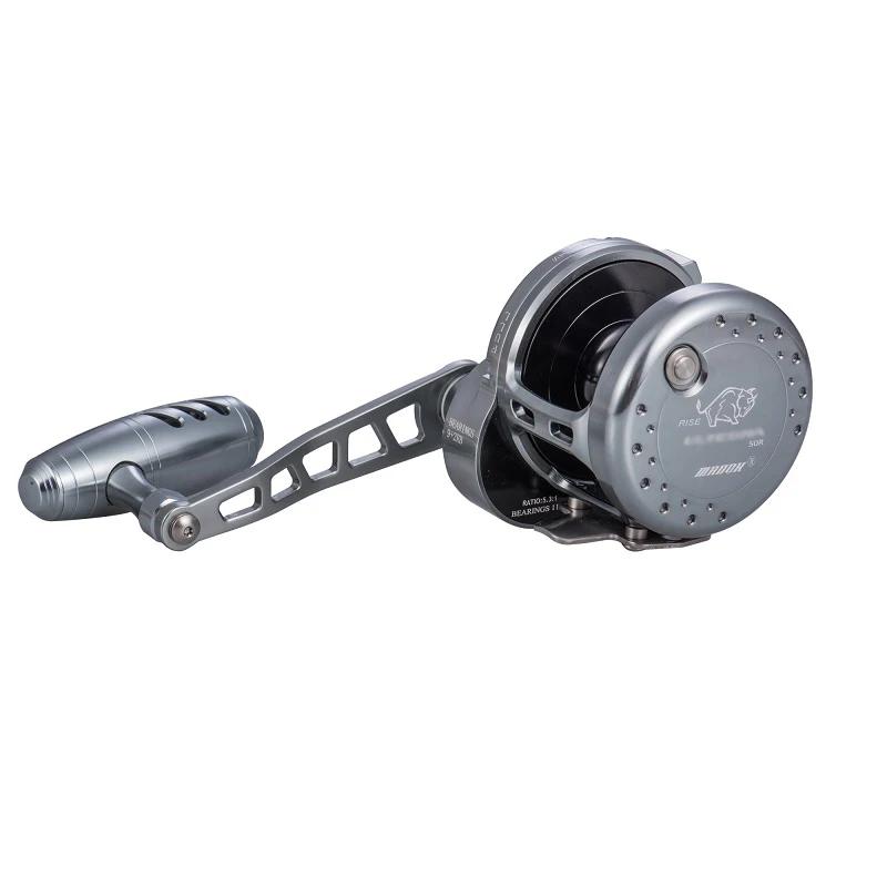 MADOX – moulinet de pêche 11BB, équipement à tambour fixe pour eau salée, avec frein à friction de 4