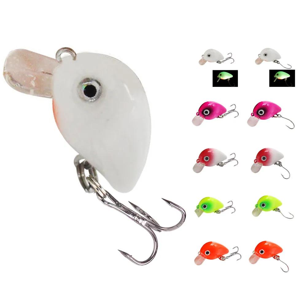Zone truite leurre de pêche Kuga Nano 30mm 2g flottant vairon Mini manivelle Pesca Wobbling appât du