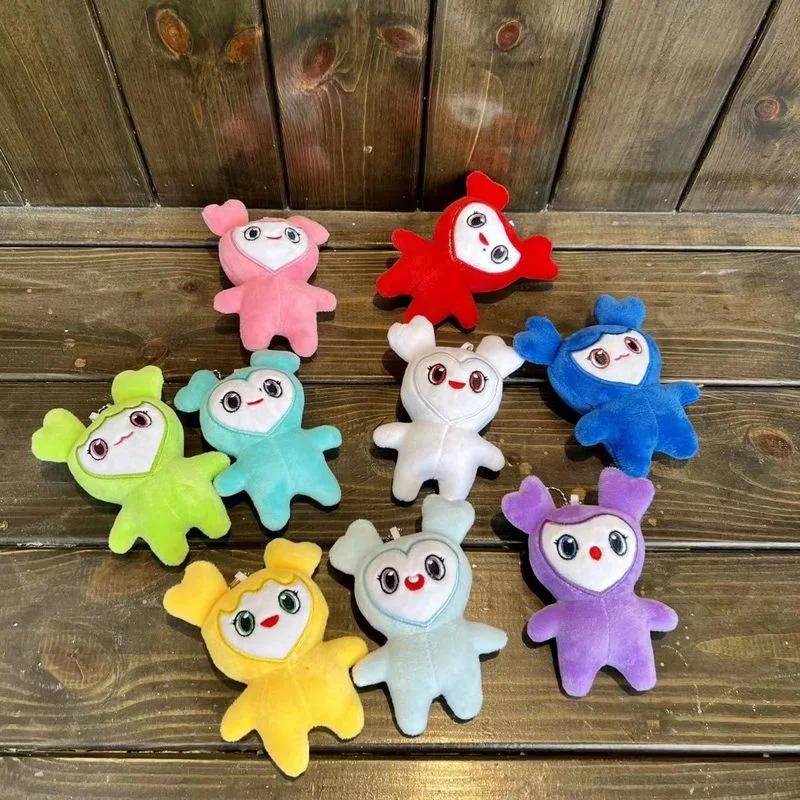 9 pièces en peluche coréen Super étoile en peluche jouet dessin animé Animal deux fois Momo poupée p