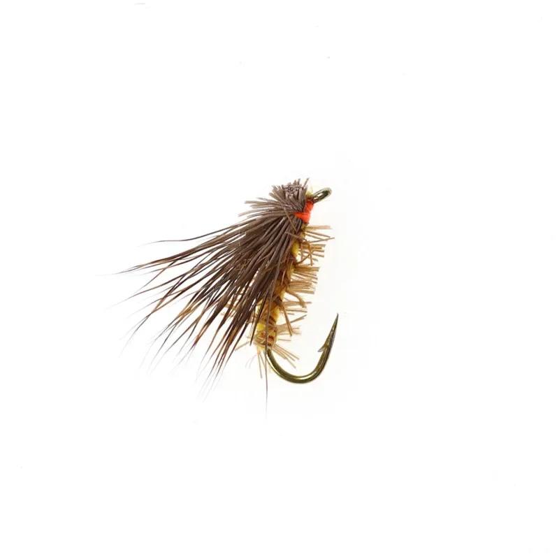 10 pièces/lot appât artificiel insectes leurre cerf cheveux secs mouche leurres de pêche doux bar de