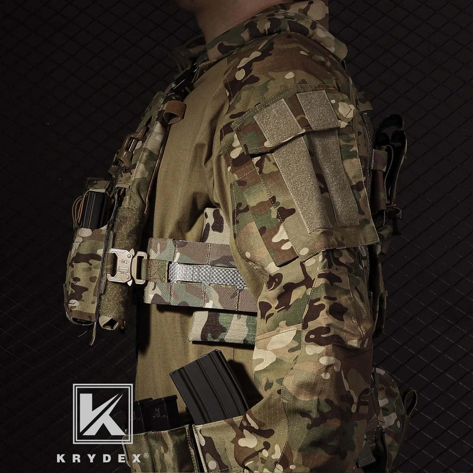 KRYDEX – Kit d'adaptateur de ceinture à boucle métallique tactique à dégagement rapide, pour FCPC V5