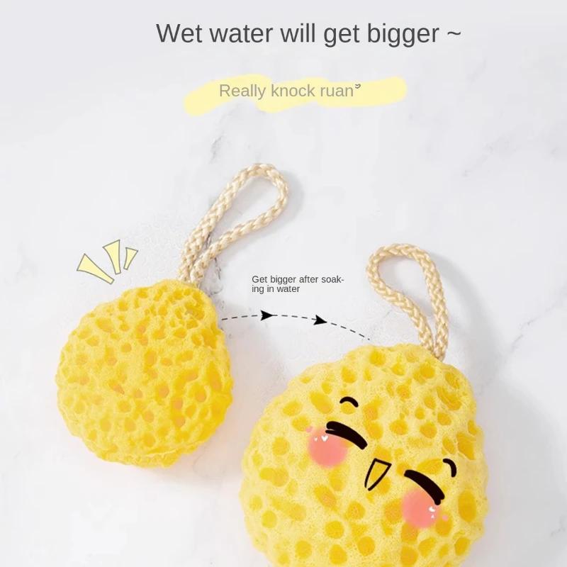 Boule éponge de douche en maille douce, brosse de nettoyage en Nylon pour bébé, mousse de douche, ne