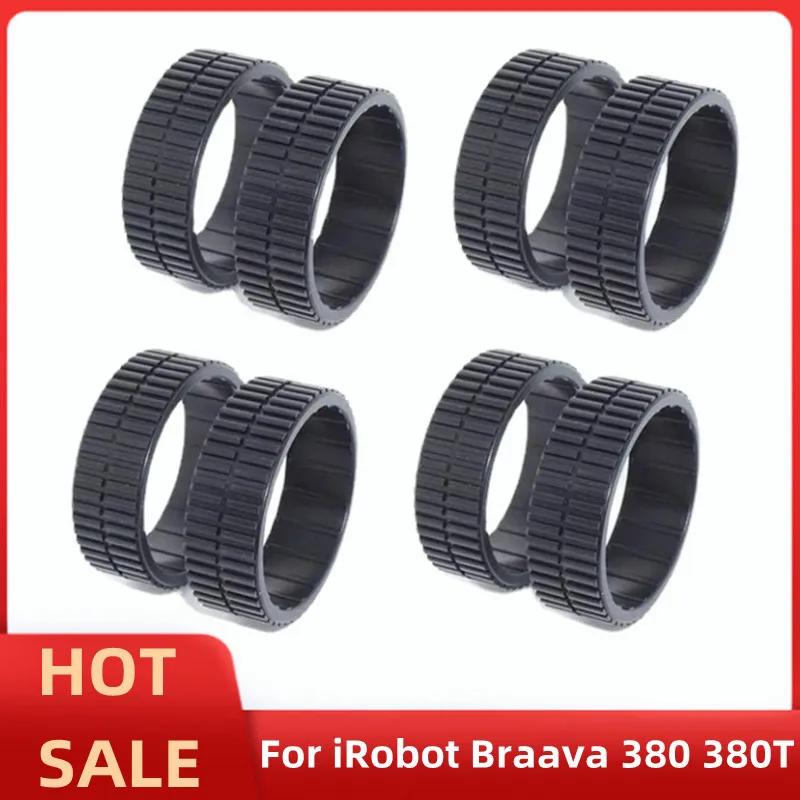 Pour iRobot Braava 320 321 345 375 380 380T 390 390T menthe 4200 5200 5200C roue d'aspirateur peau r