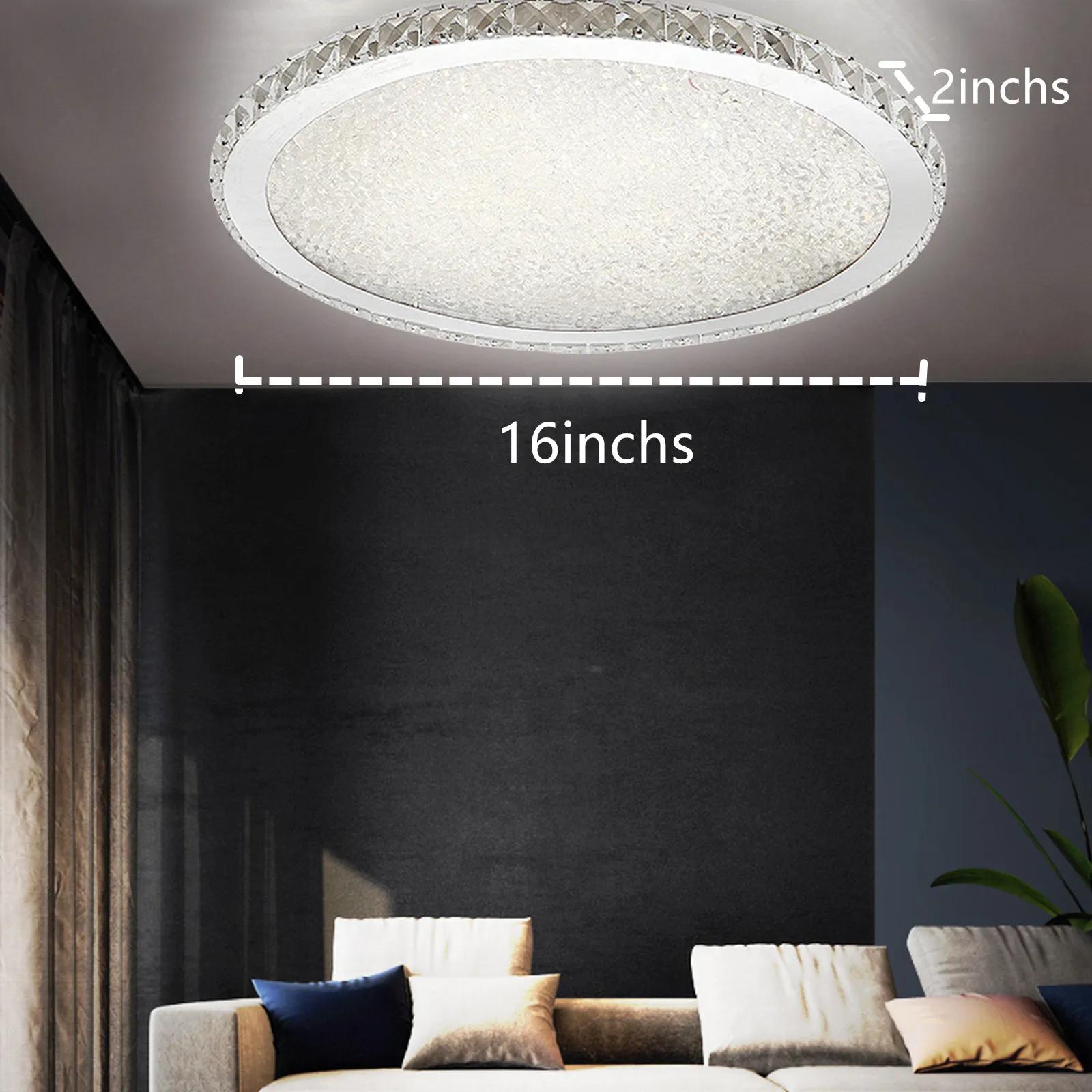 LOYALHEARTD-Plafonnier LED Rond en Clip au Design Moderne, Luminaire Décoratif de Plafond, avec Gout