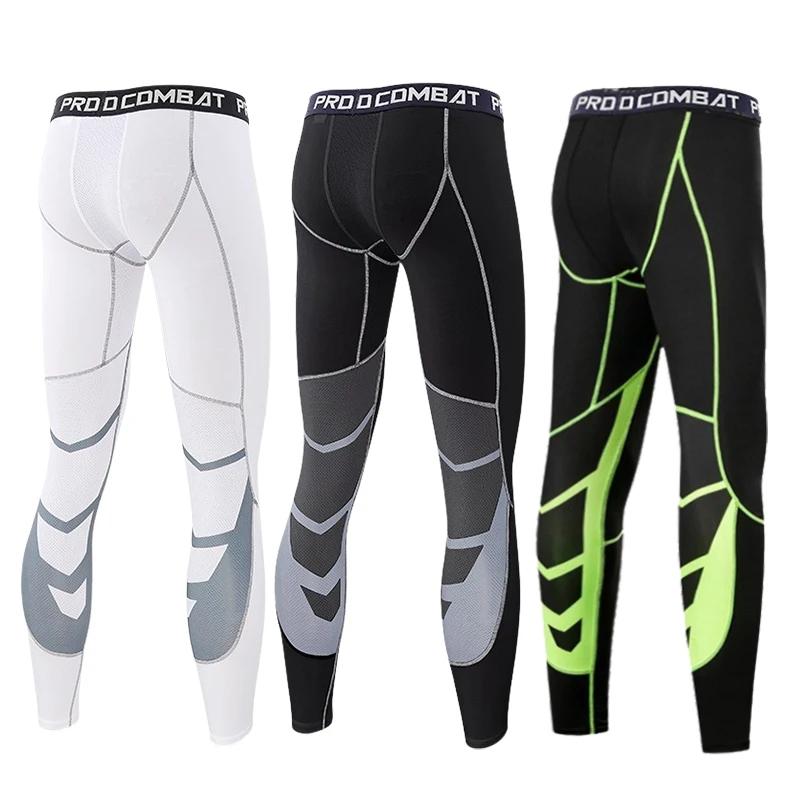 Pantalons de survêtement de Compression pour hommes collants pour hommes pantalons de Sport pour sal