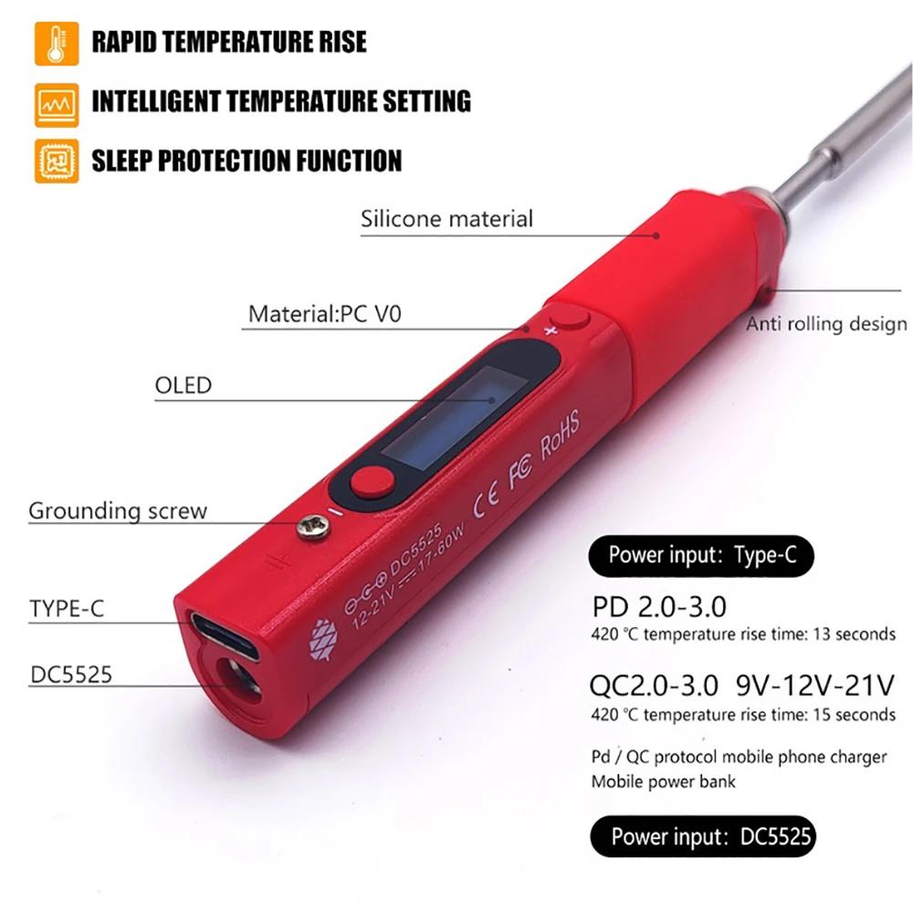 Pinecil V1 – fer à souder Pine64 CN, outils de soudage portables programmables, Station de soudage n