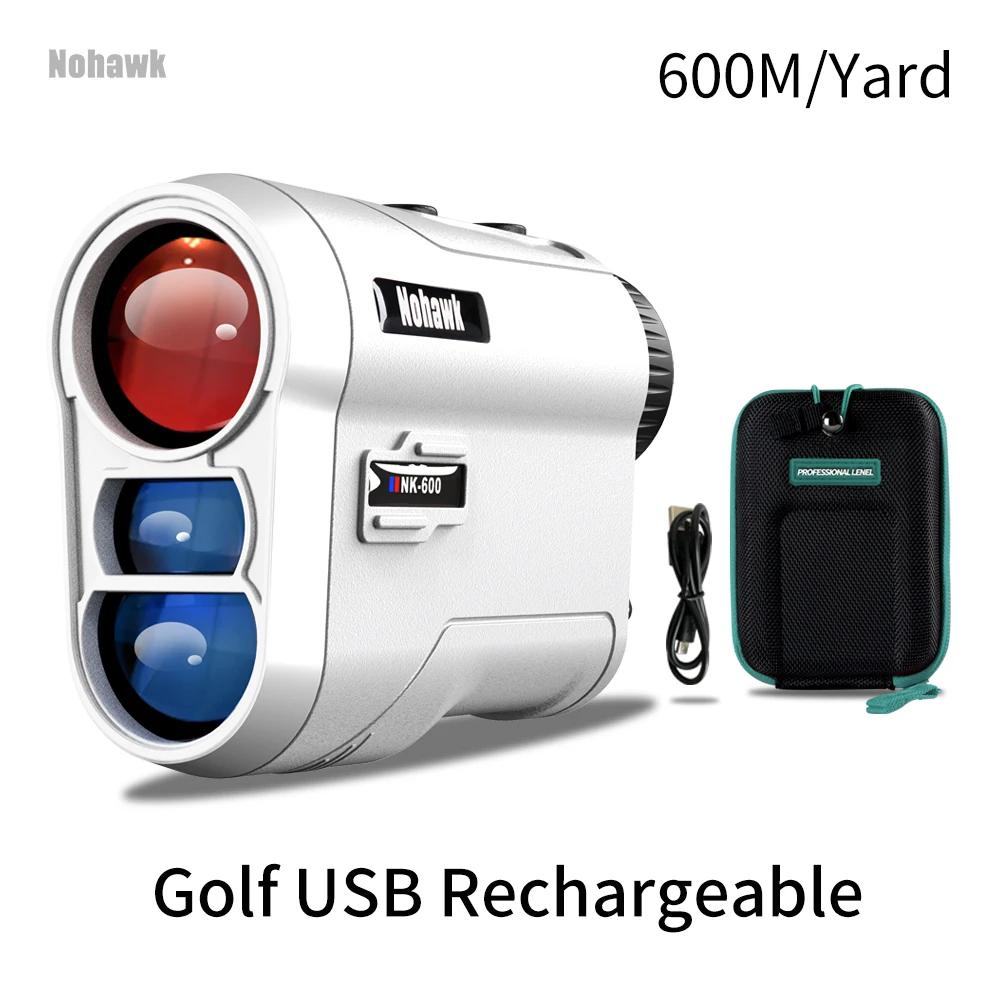 Nohawk-Télémètre laser de golf avec compensation de négociation d'inclinée, monoculaires de golfeur,