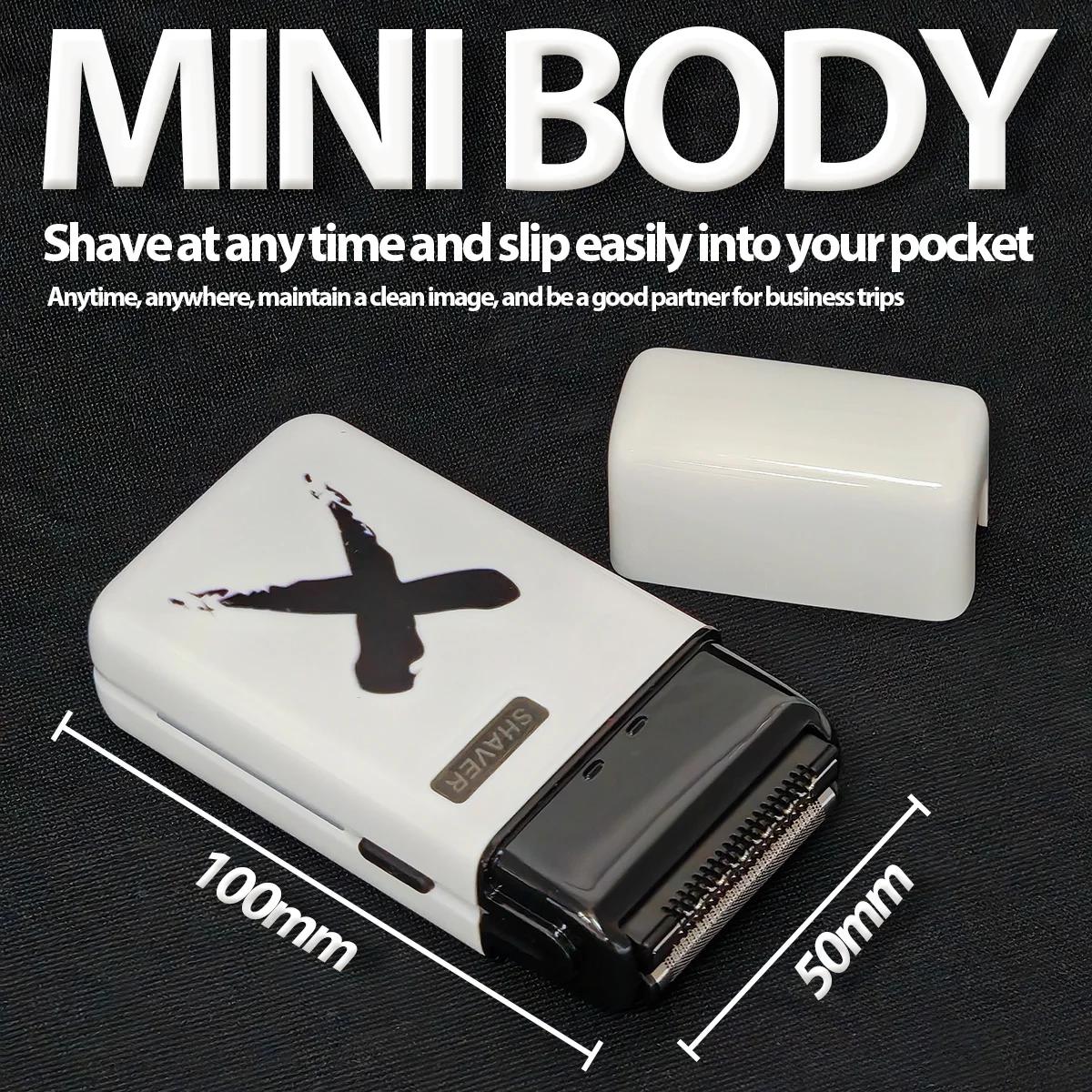 Rasoir électrique professionnel BRDCLIP Tondeuse à barbe FK-701 Mini tondeuse à cheveux masculins Ma