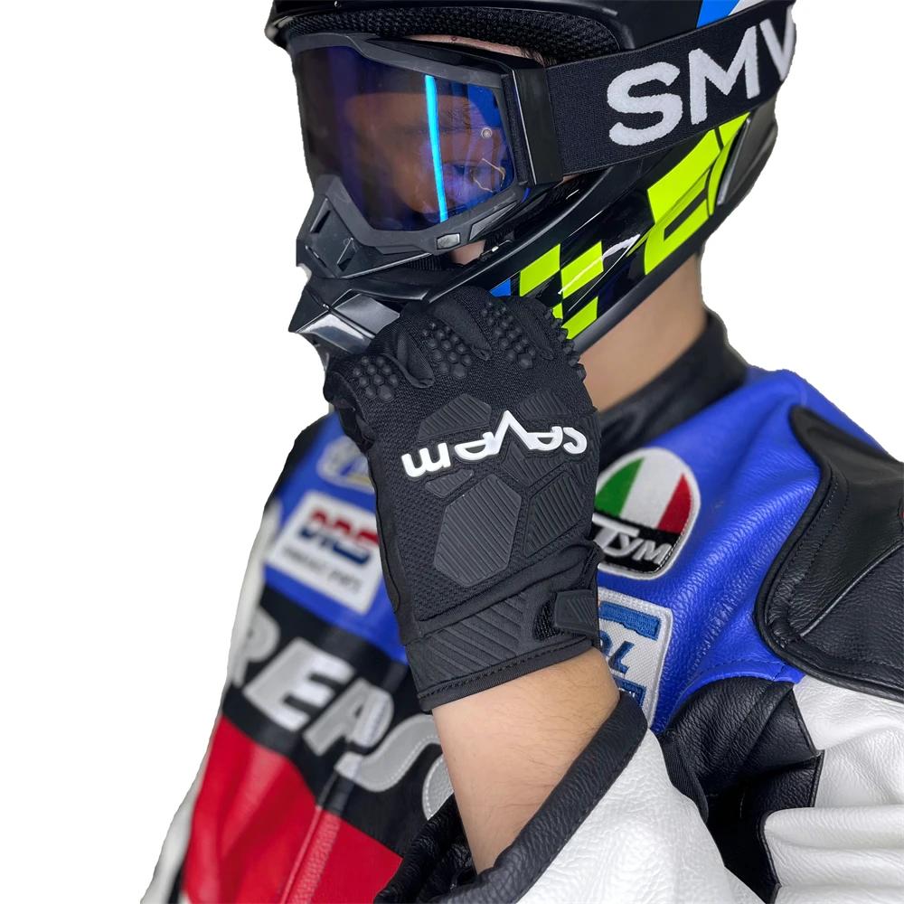 Sevem gants de moto pour adultes gants de course d'enduro de Motocross gants de vélo de route de des