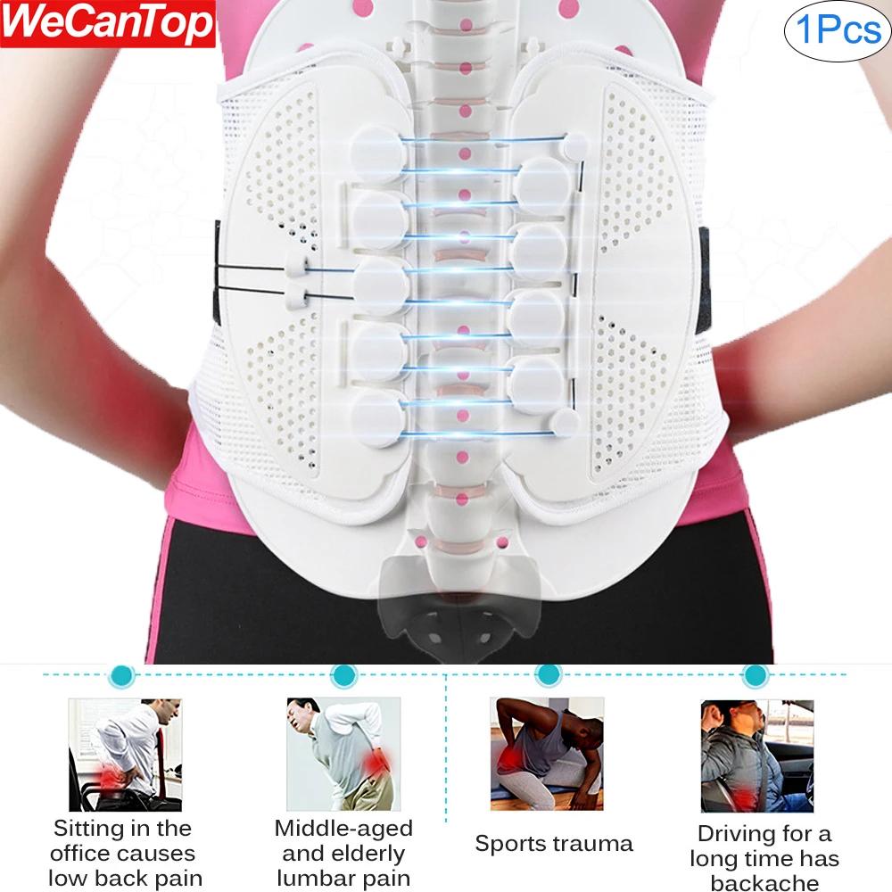 Ceinture de soutien lombaire avec système de poulie, attelle pour le bas du dos, ceinture dorsale po