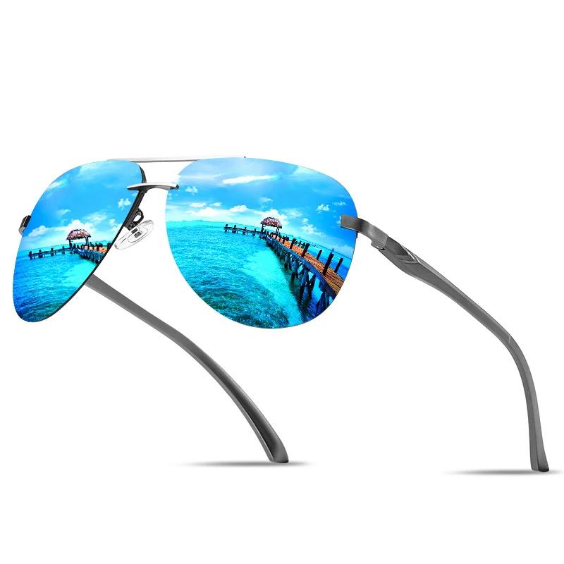 Mme Mâle Nouveau Classique Lunettes De Soleil Polarisées Dazzle Couleur Film Miroir Printemps Lunett