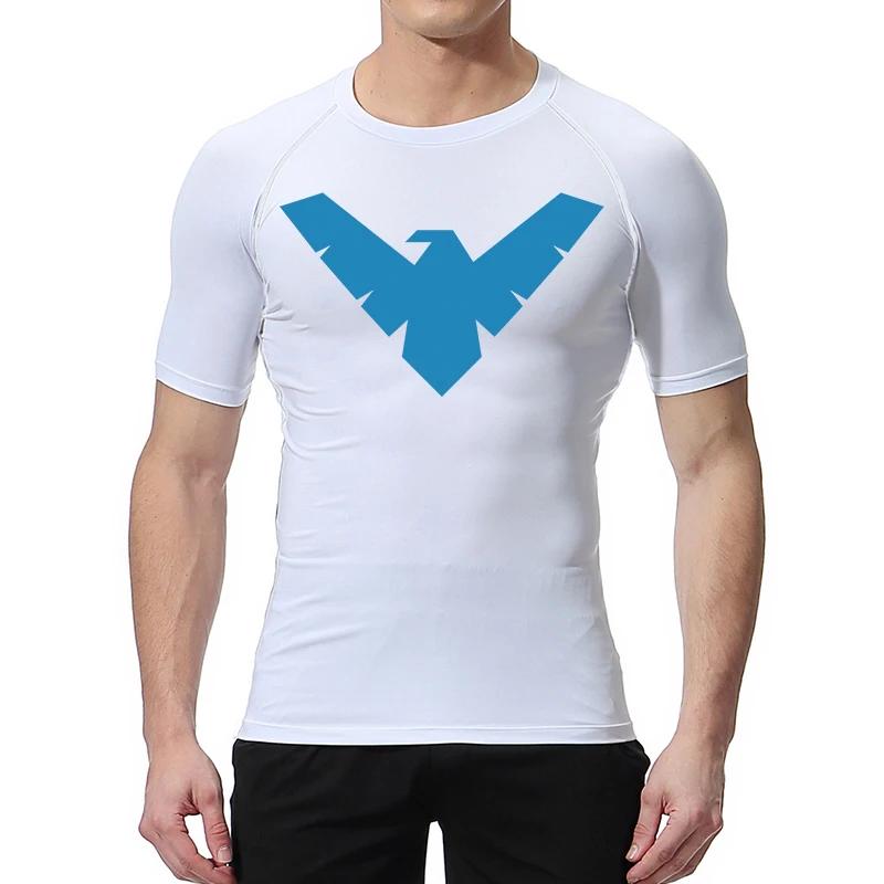 Chemises de Compression graphiques à manches courtes pour hommes, t-shirts d'entraînement de gymnast