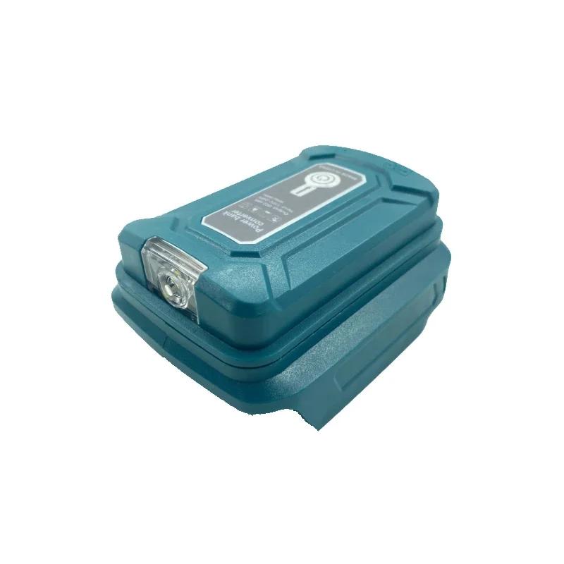 Pour Makita/HongSong/BoDa/FoGo 18V Li-ion batterie adaptateur avec lampe à LED lampe de poche double