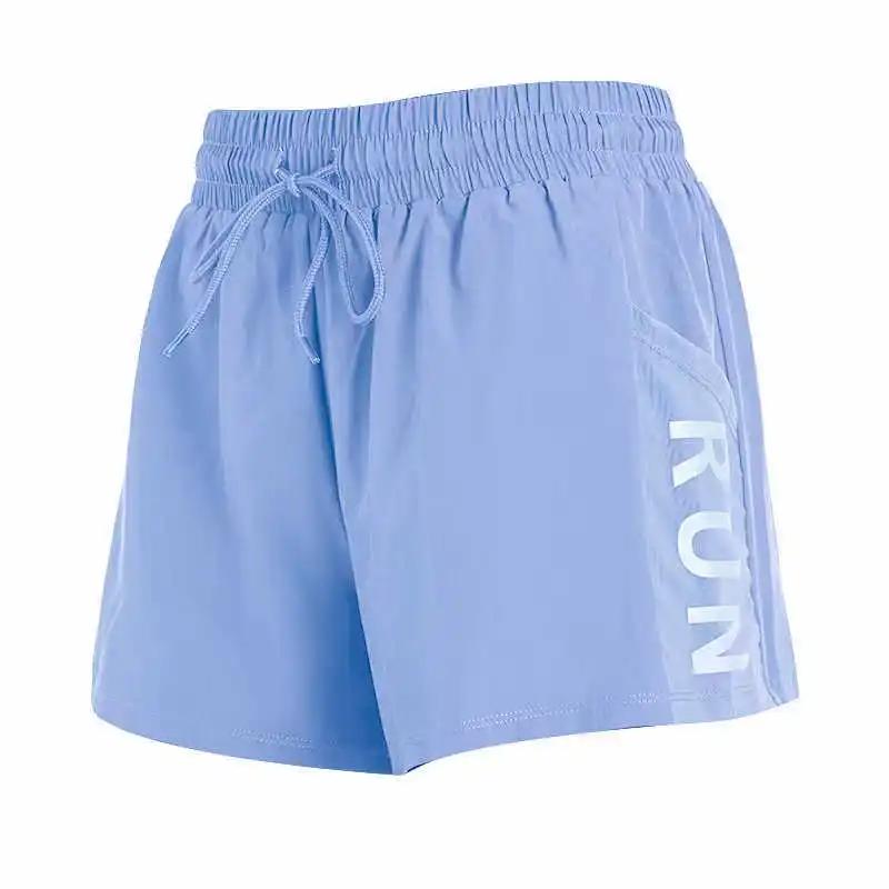 Short de course ample taille haute pour femme pour l'été; anti-dérapant, à séchage rapide, respirant